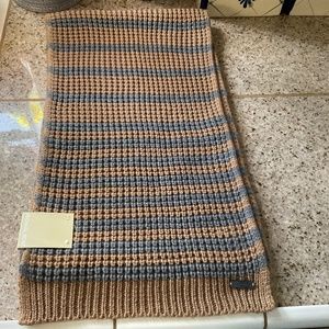 MICHAEL KORS Thermal Stripe Muffler Scarf